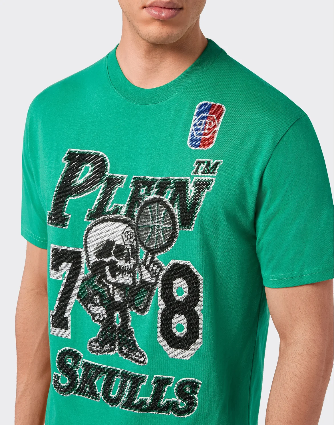 T-shirt Round Neck SS Basketball, цвет: Зеленый