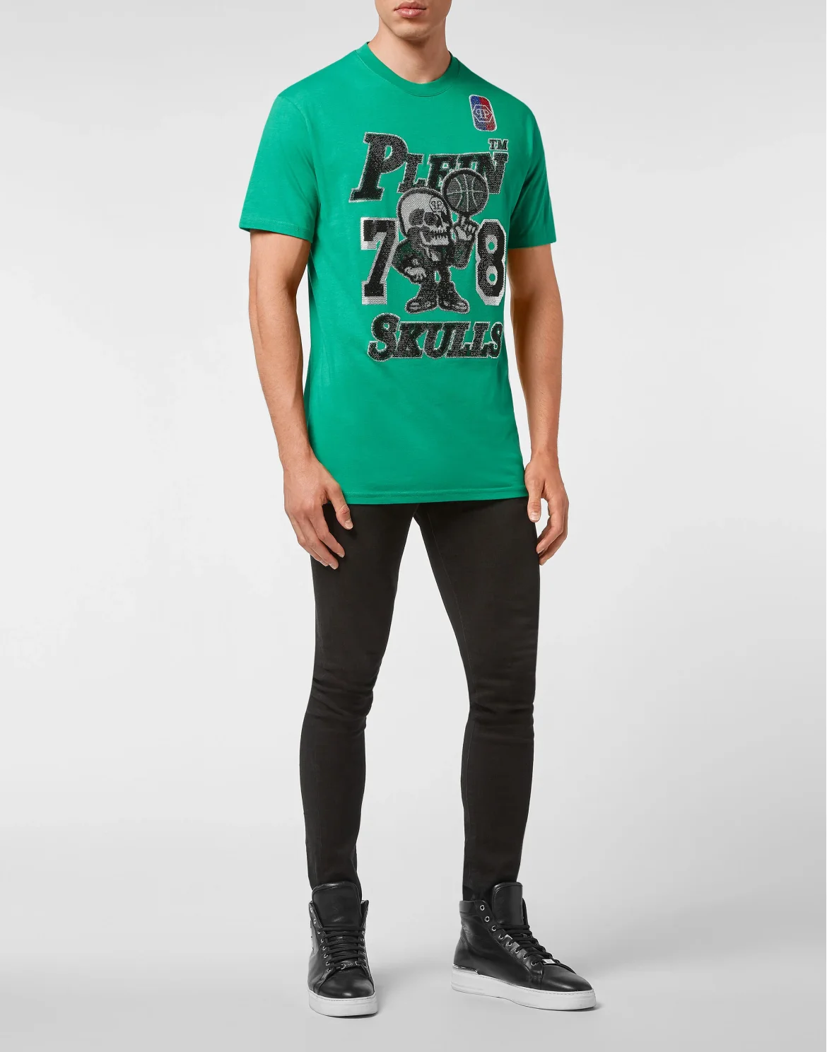 T-shirt Round Neck SS Basketball, цвет: Зеленый
