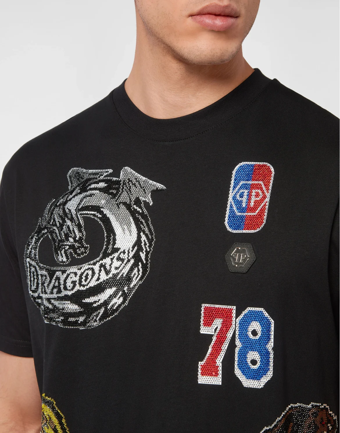 T-shirt Round Neck SS Basketball, цвет: Черный