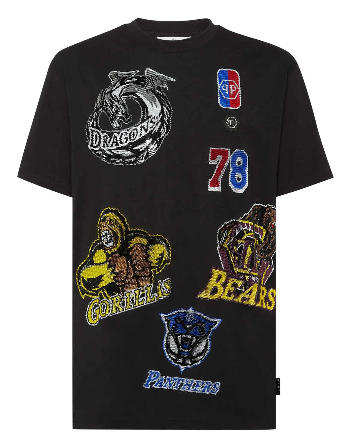 T-shirt Round Neck SS Basketball, цвет: Черный