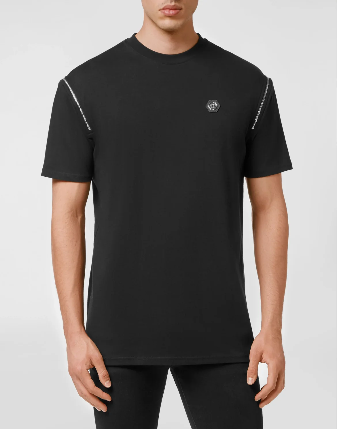 T-shirt Round Neck SS Plein Empire, цвет: Черный
