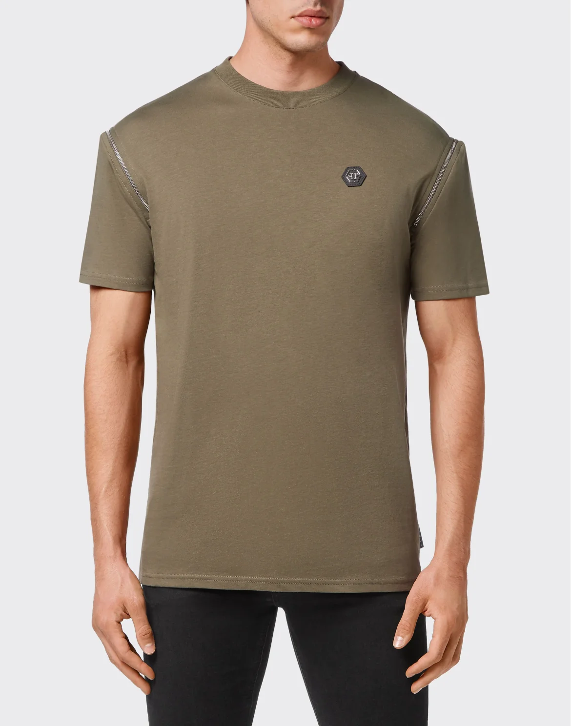 T-shirt Round Neck SS Plein Empire, цвет: Камуфляж
