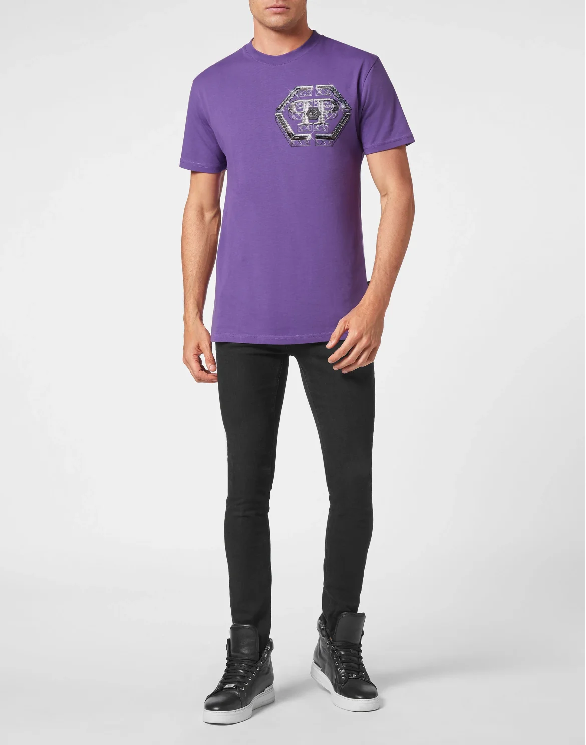 T-shirt Round Neck SS, цвет: Фиолетовый