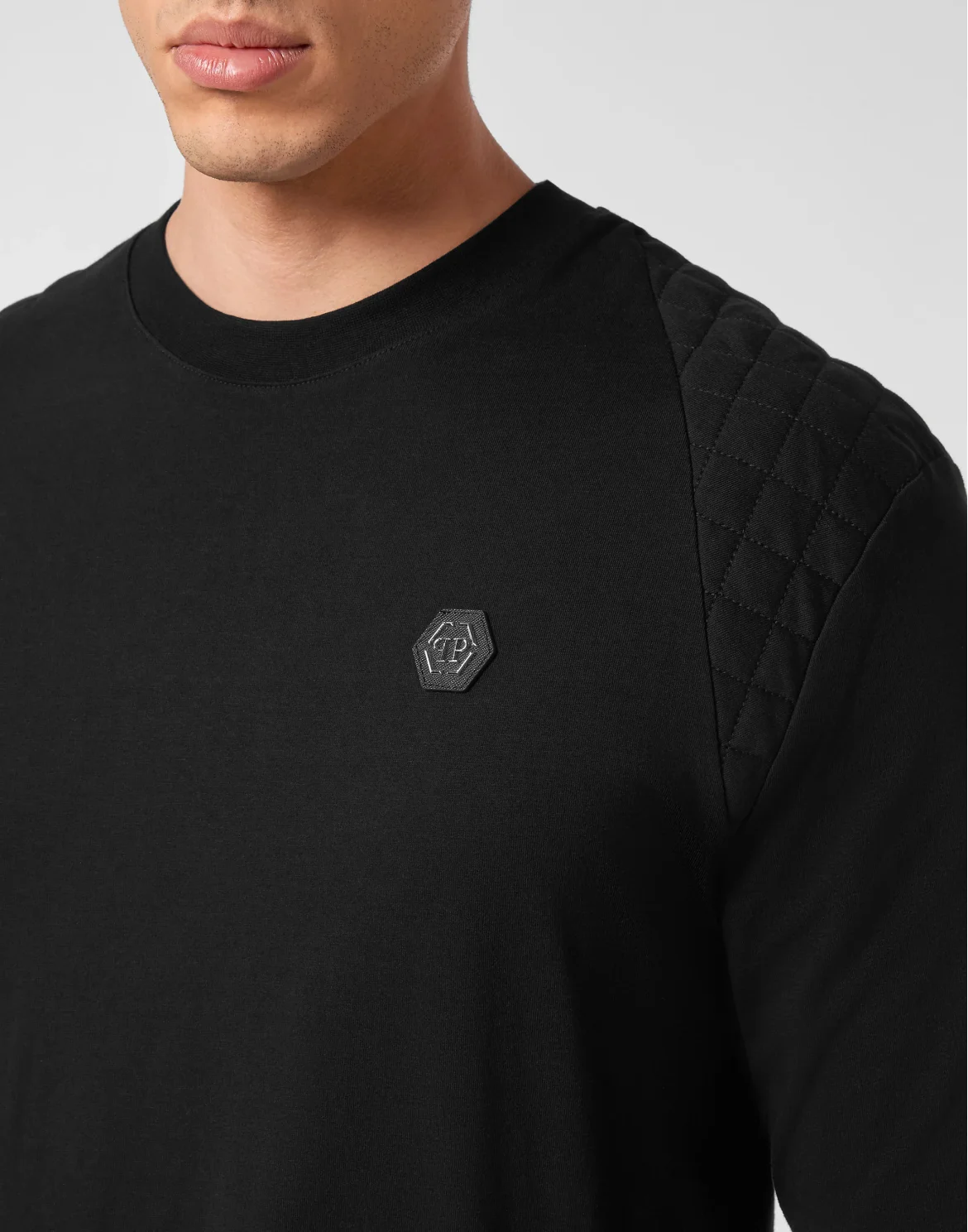 T-shirt Round Neck LS, цвет: Черный