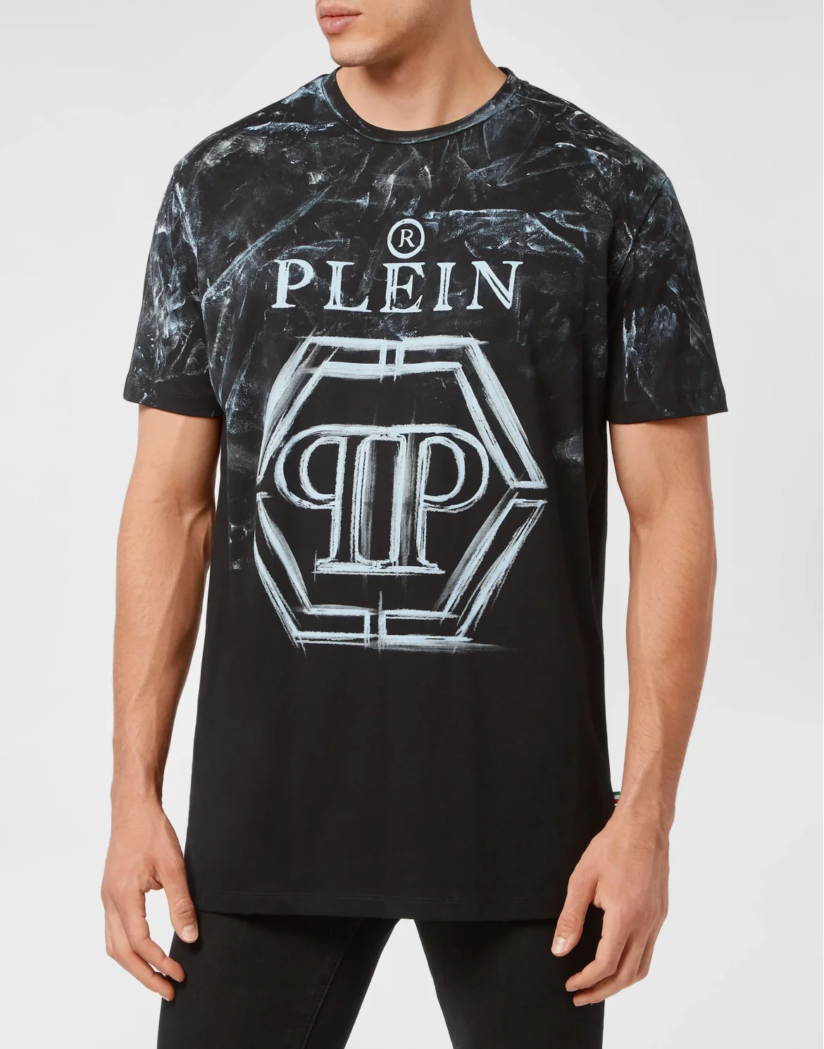 T-shirt Round Neck SS Hexagon, цвет: Черный