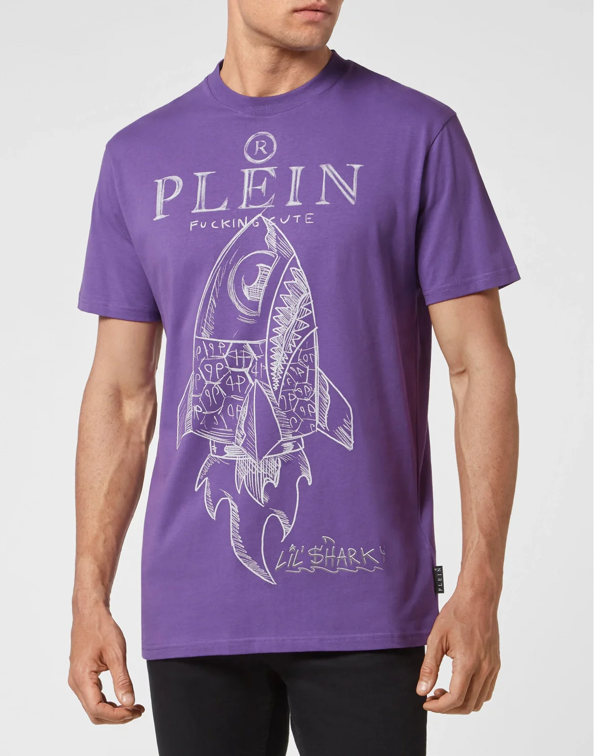 T-shirt Round Neck SS Monsters, цвет: Фиолетовый