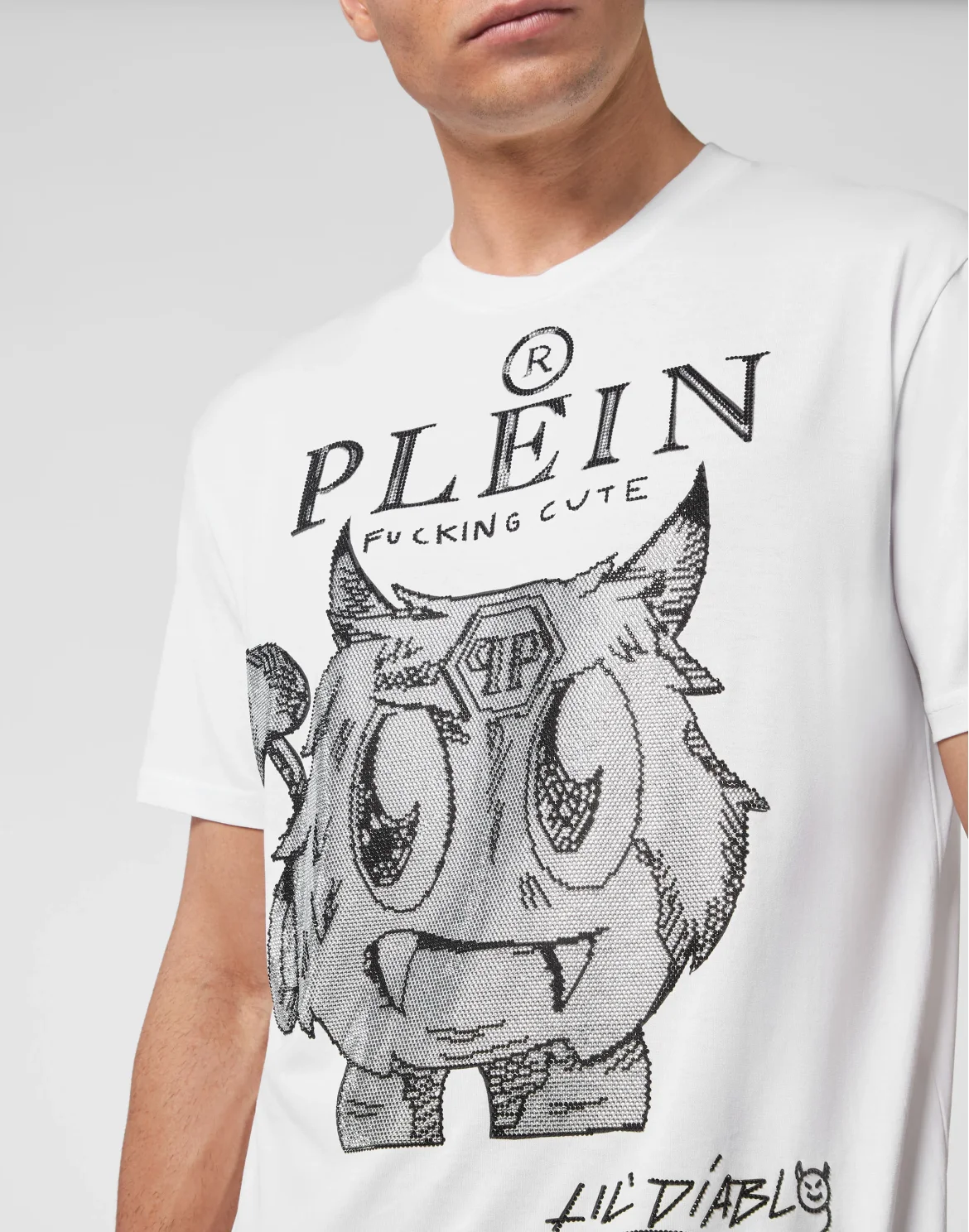 T-shirt Round Neck SS Monsters, цвет: Белый
