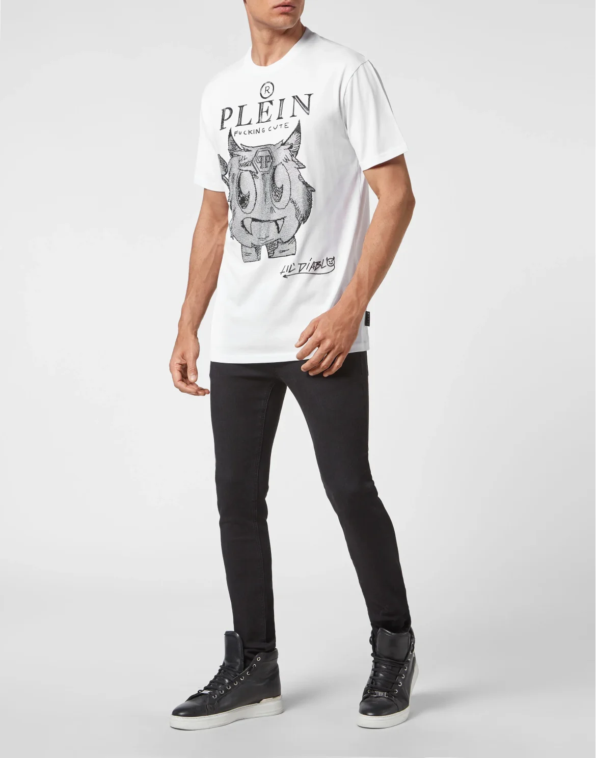 T-shirt Round Neck SS Monsters, цвет: Белый