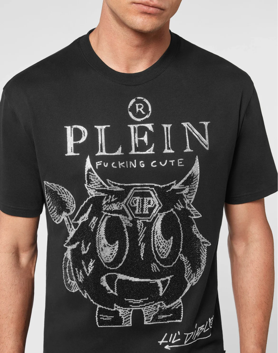 T-shirt Round Neck SS Monsters, цвет: Черный