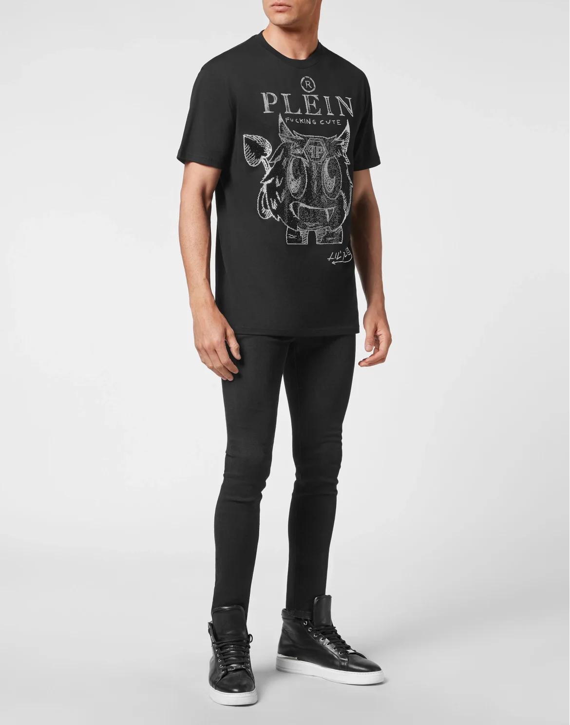 T-shirt Round Neck SS Monsters, цвет: Черный