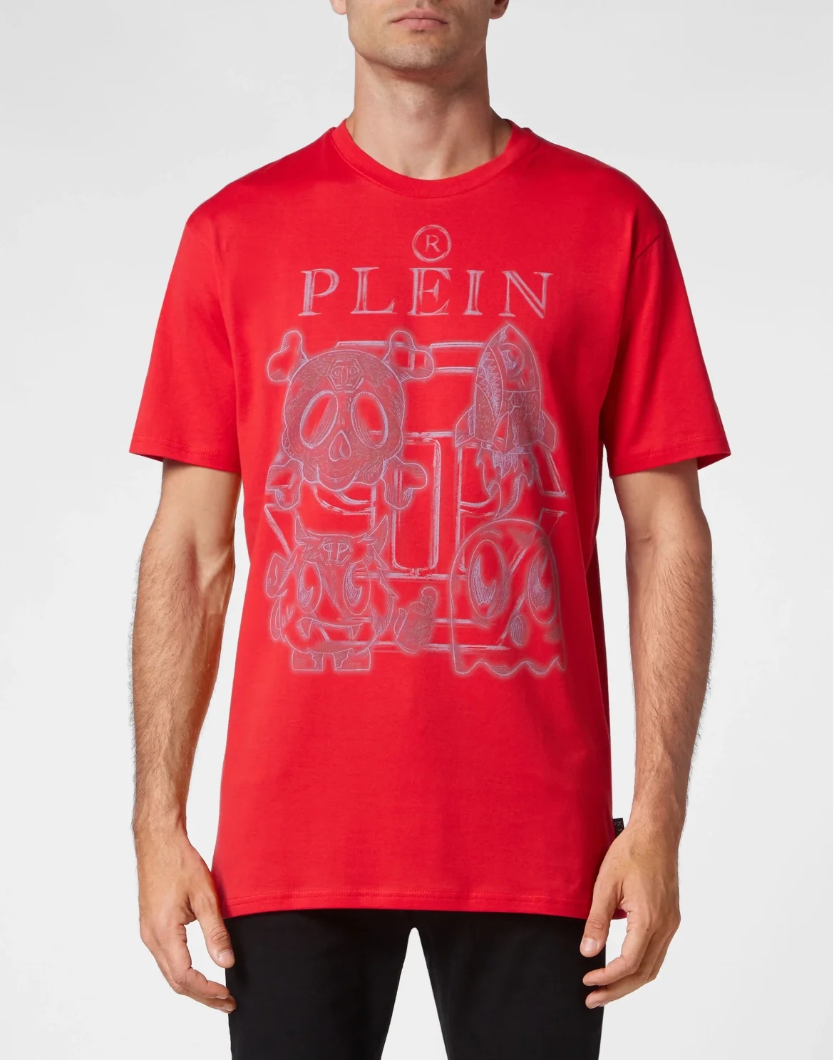 T-shirt Round Neck SS Monsters, цвет: Красный