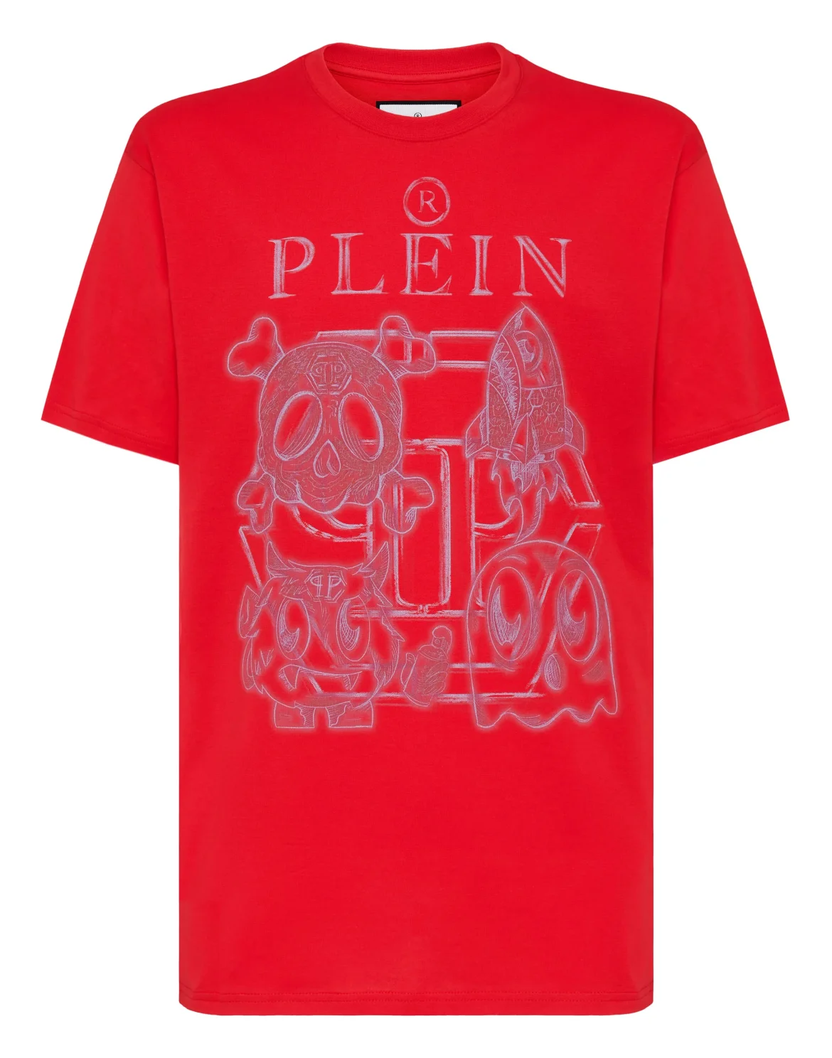 T-shirt Round Neck SS Monsters, цвет: Красный