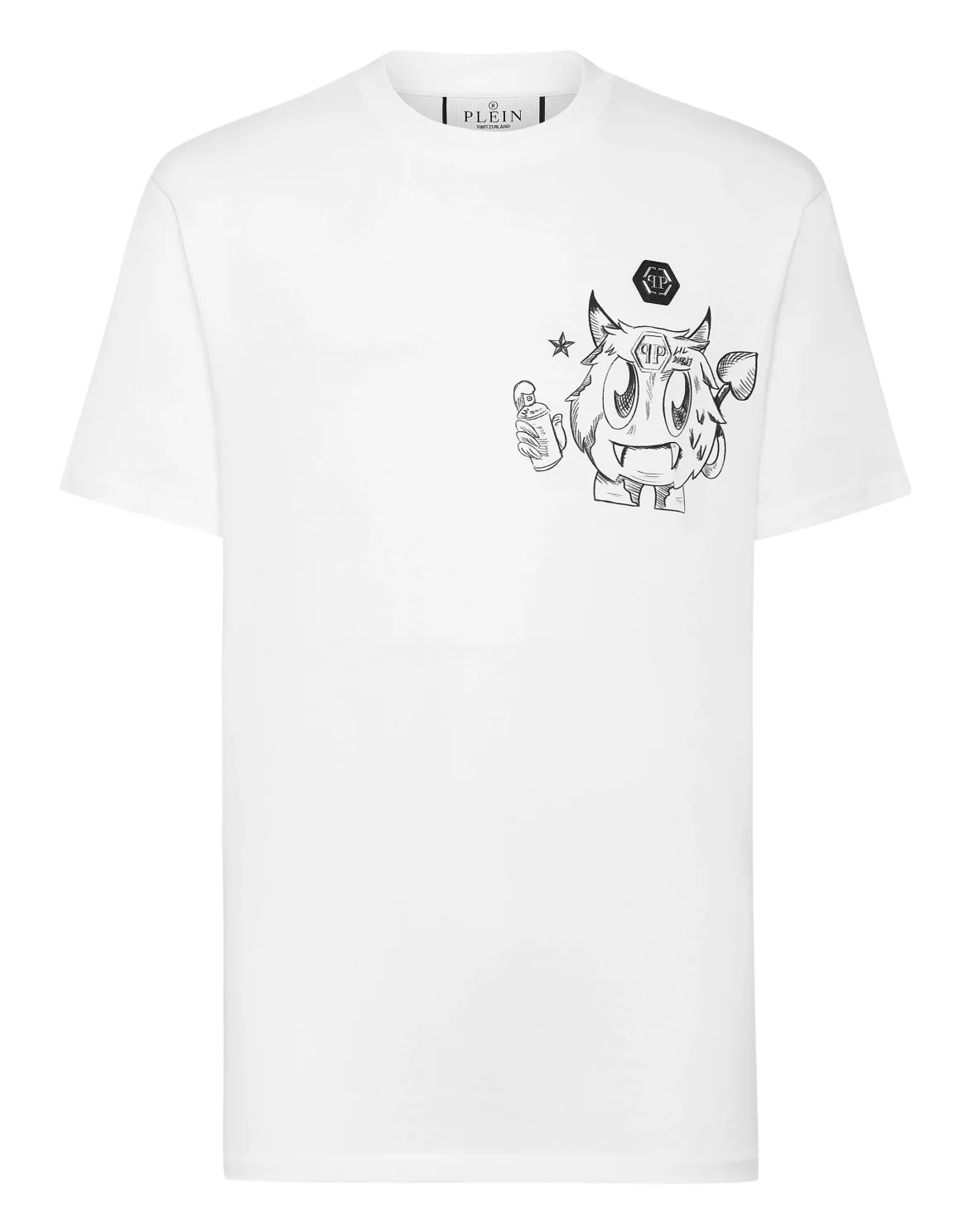 T-shirt Round Neck SS Monsters, цвет: Белый