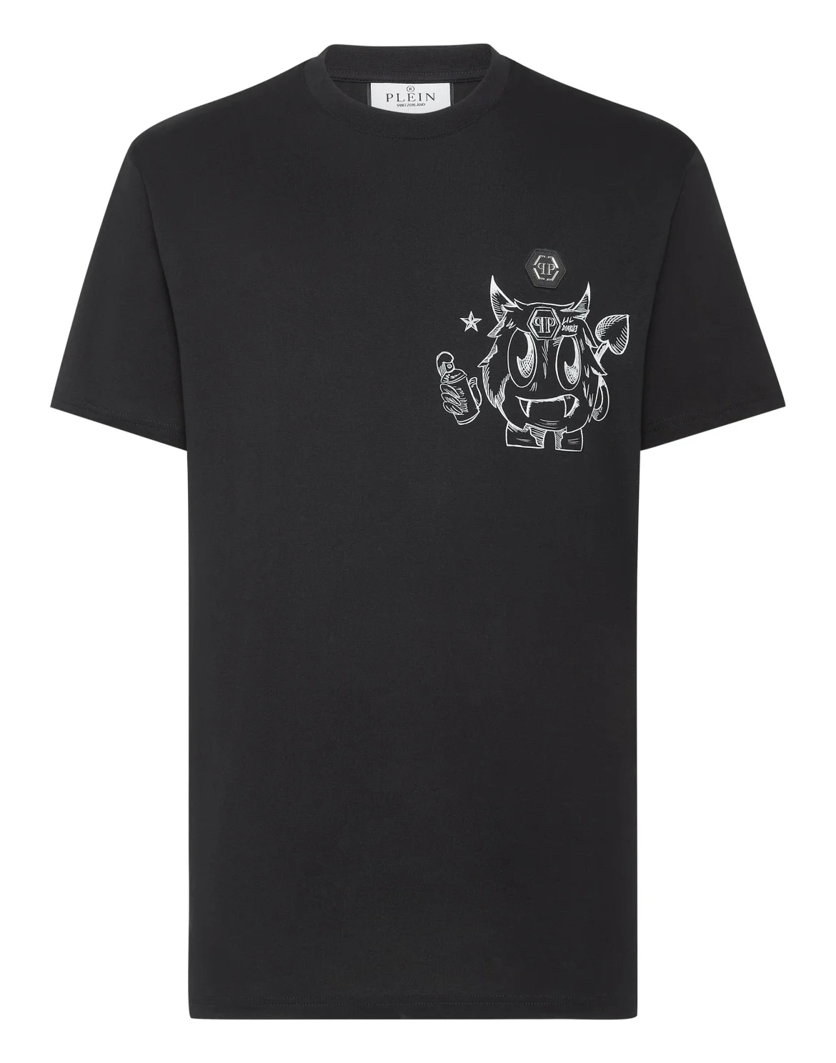 T-shirt Round Neck SS Monsters, цвет: Черный