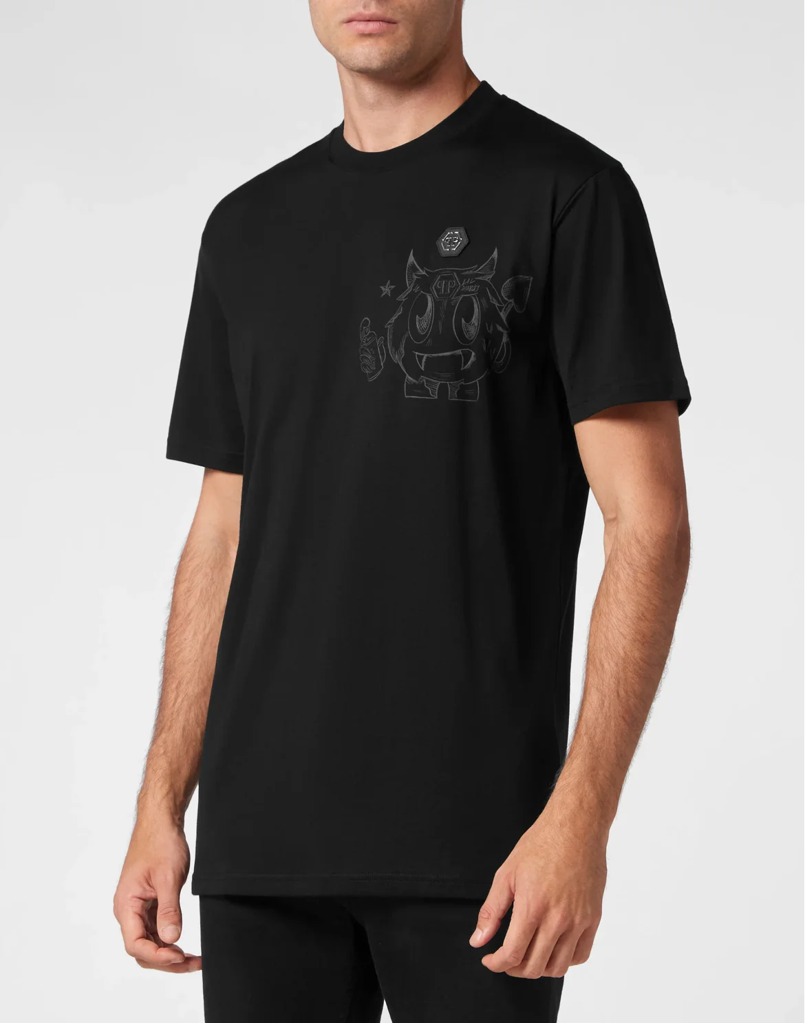 T-shirt Round Neck SS Monsters, цвет: Черный