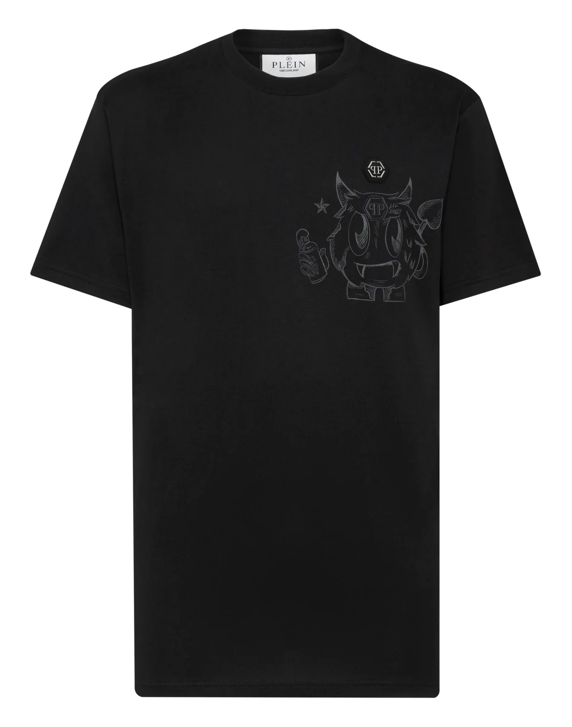 T-shirt Round Neck SS Monsters, цвет: Черный
