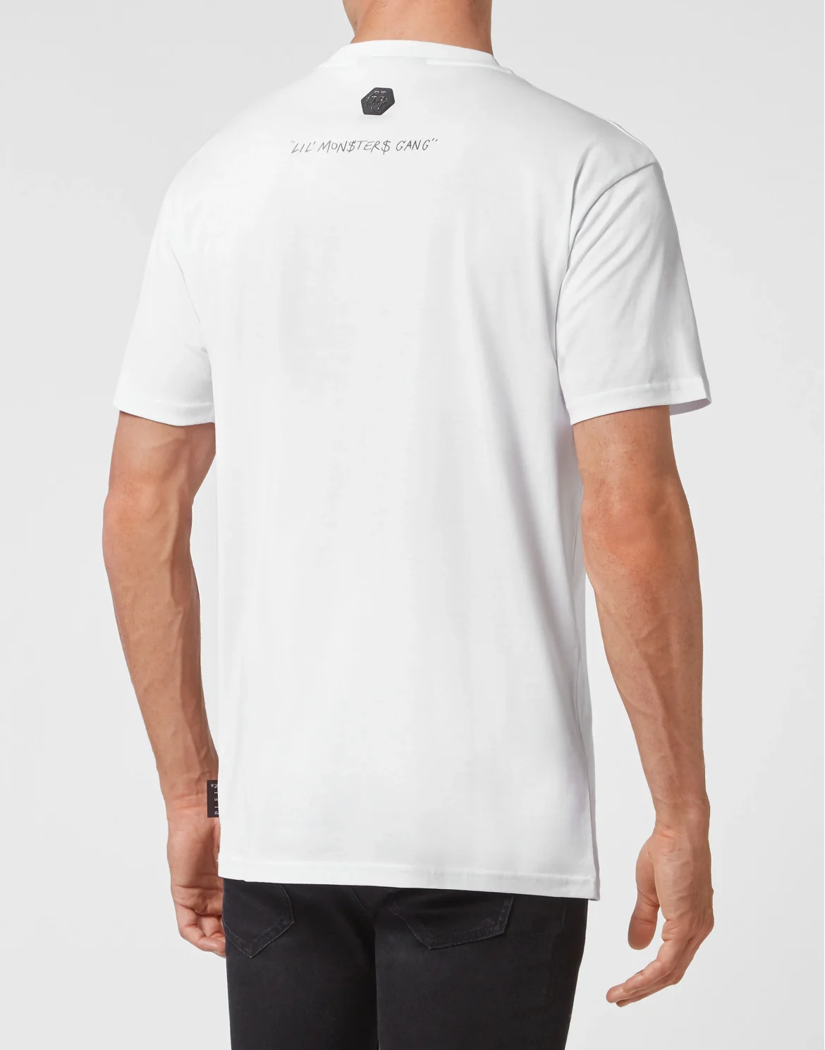 T-shirt Round Neck SS Monsters with Crystals, цвет: Белый
