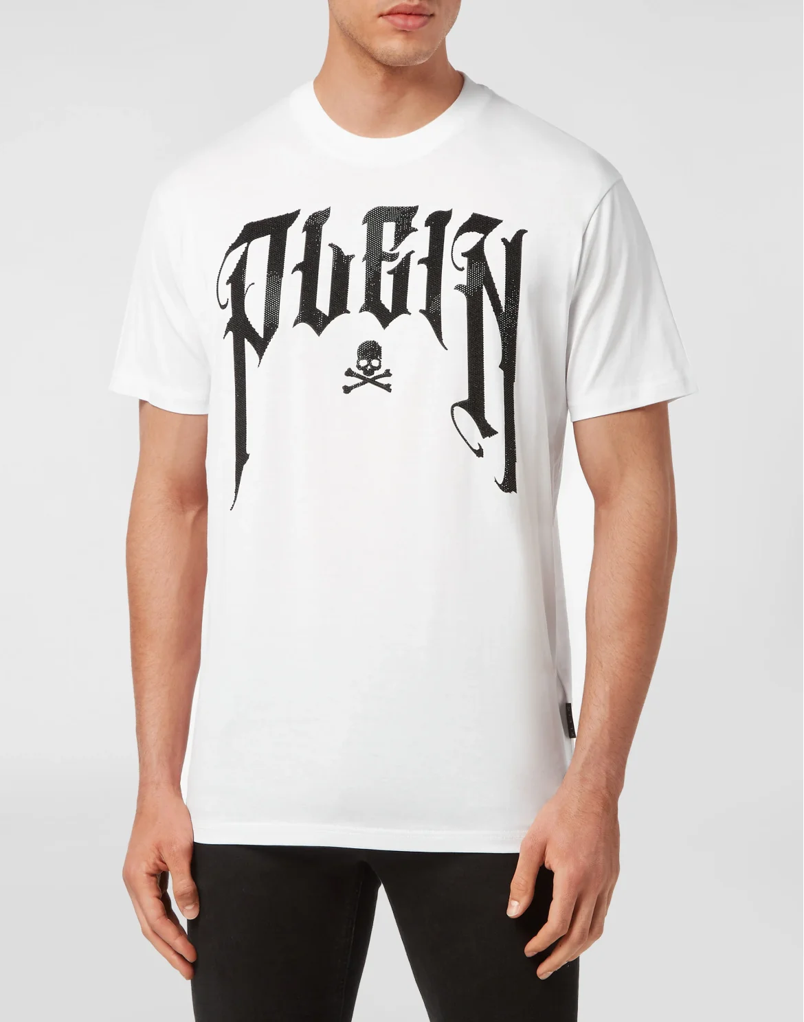 T-shirt Round Neck SS Gothic Plein, цвет: Белый
