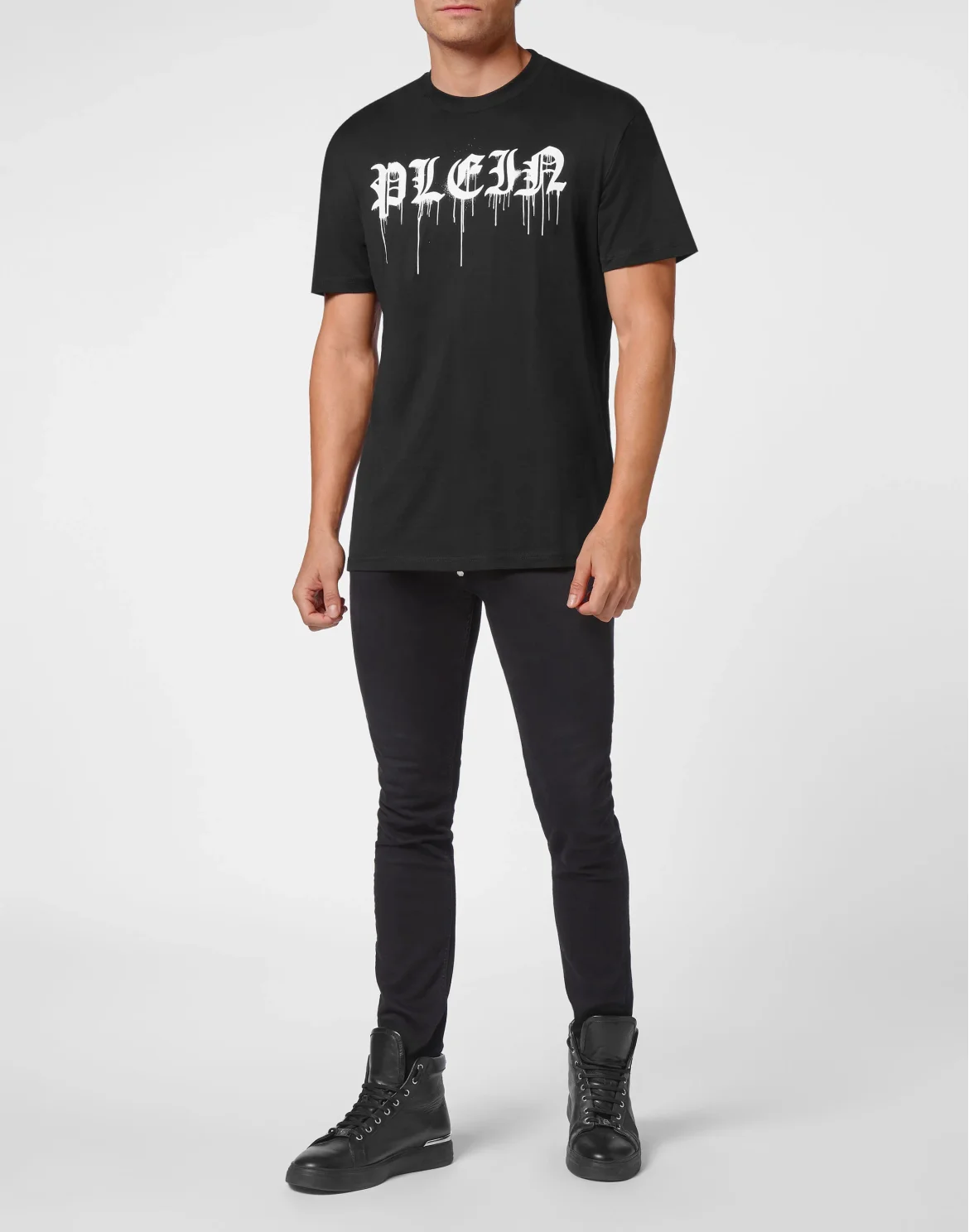 T-shirt Round Neck SS Gothic Plein, цвет: Черный