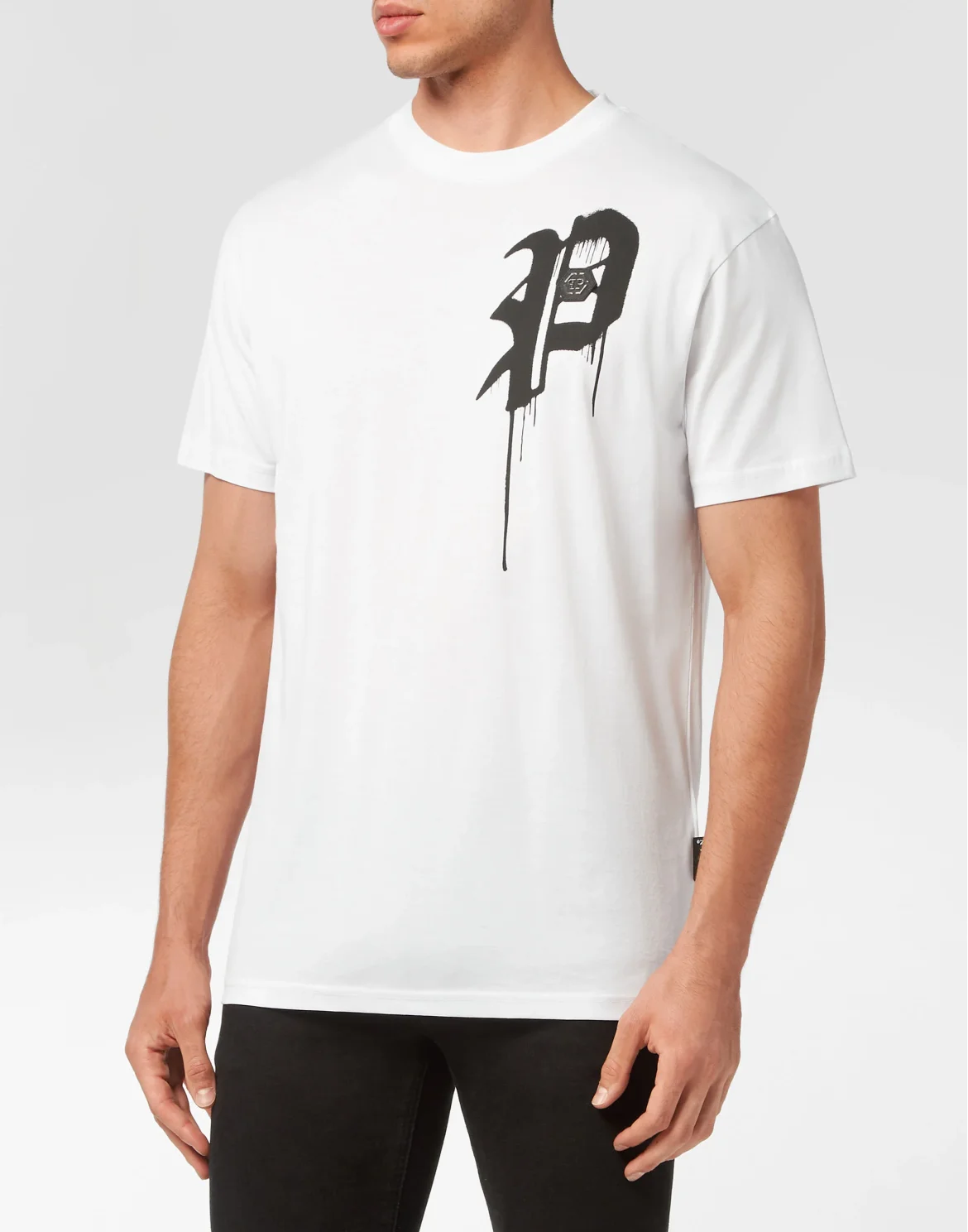 T-shirt Round Neck SS Gothic Plein, цвет: Белый