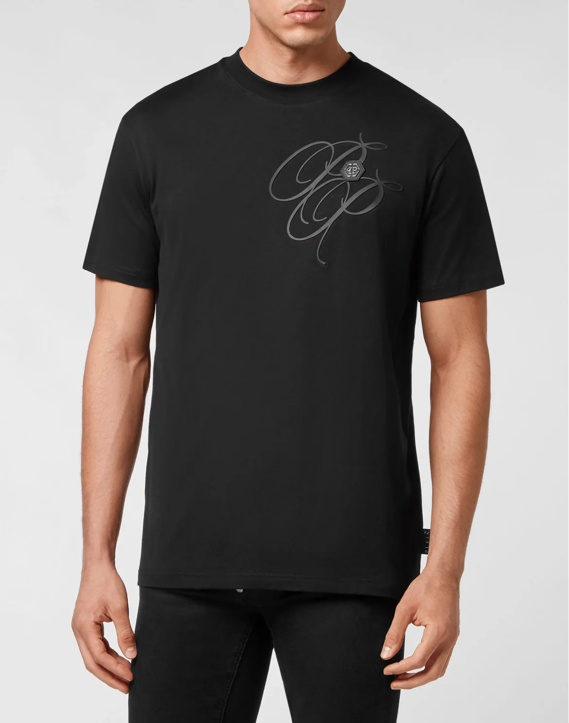 T-shirt Round Neck SS Plein Empire, цвет: Черный