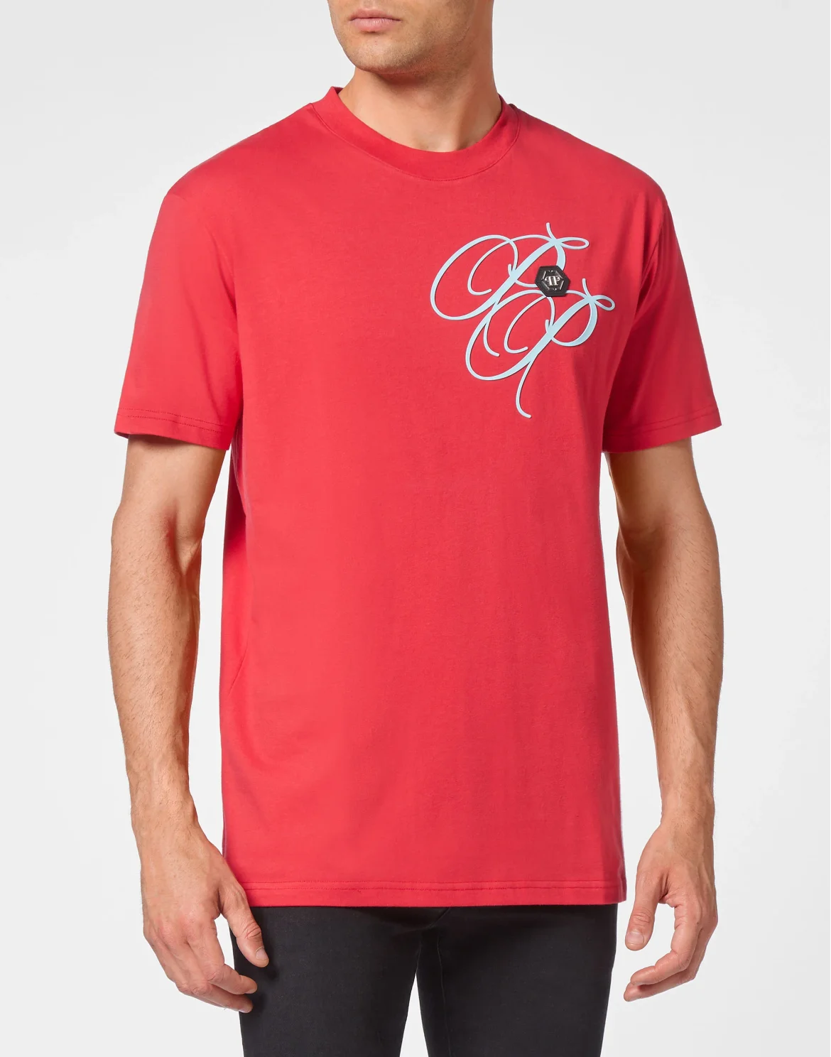 T-shirt Round Neck SS Plein Empire, цвет: Красный