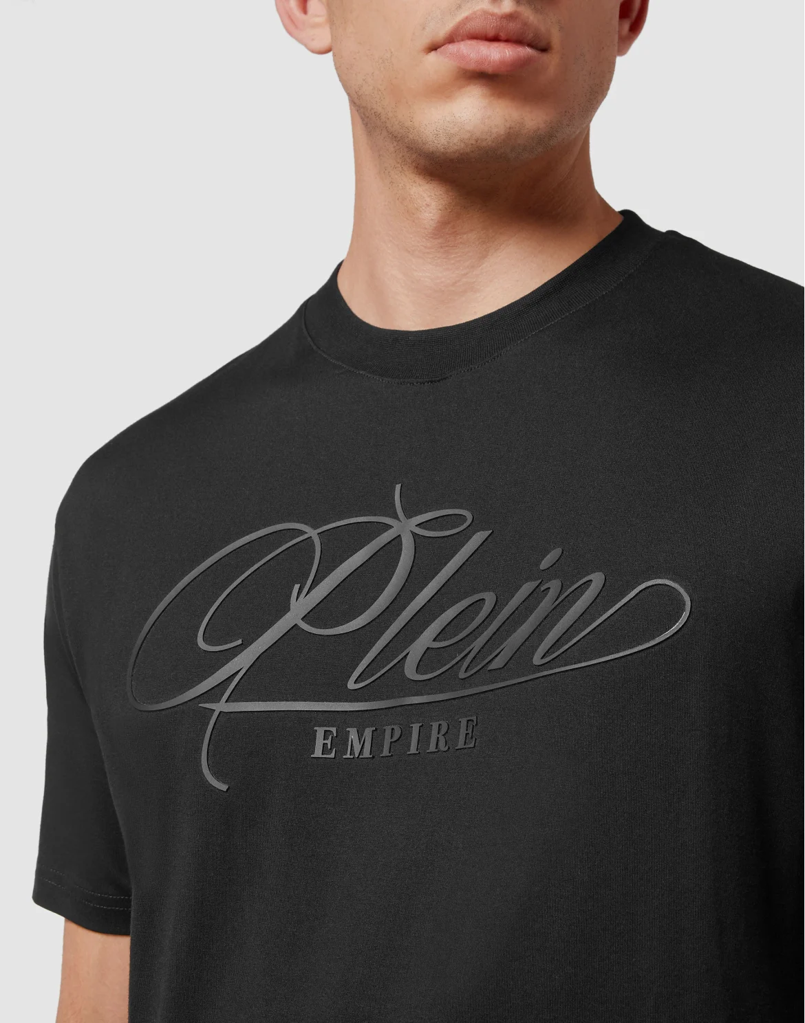 T-shirt Round Neck SS Plein Empire, цвет: Черный