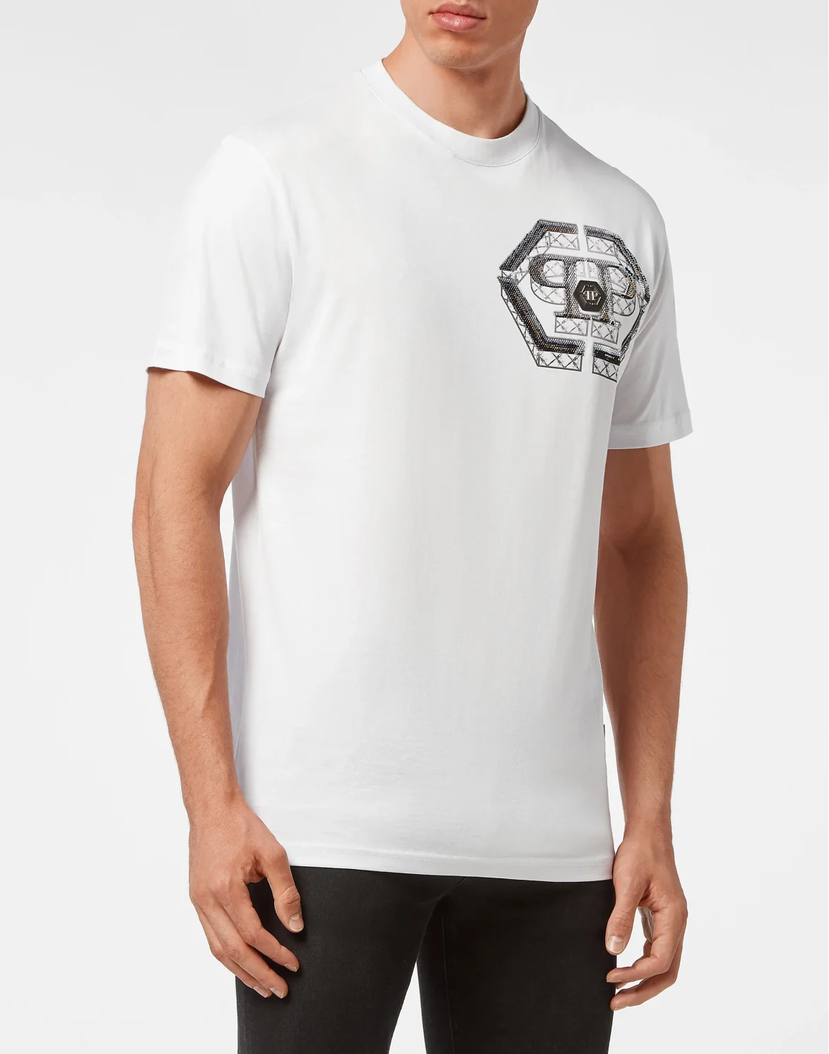 T-shirt Round Neck SS Hexagon, цвет: Белый