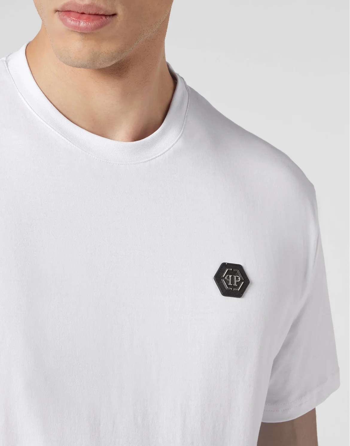 T-shirt Round Neck SS Hexagon, цвет: Белый