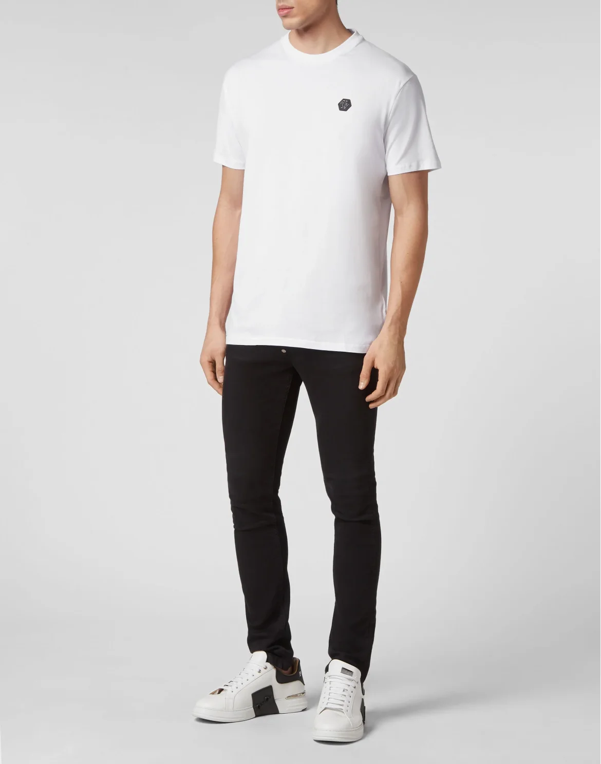 T-shirt Round Neck SS Hexagon, цвет: Белый