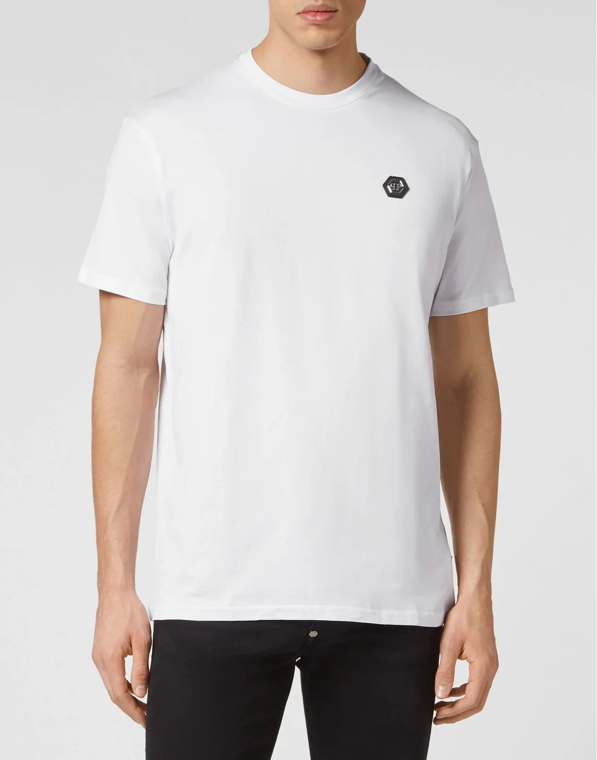 T-shirt Round Neck SS Hexagon, цвет: Белый