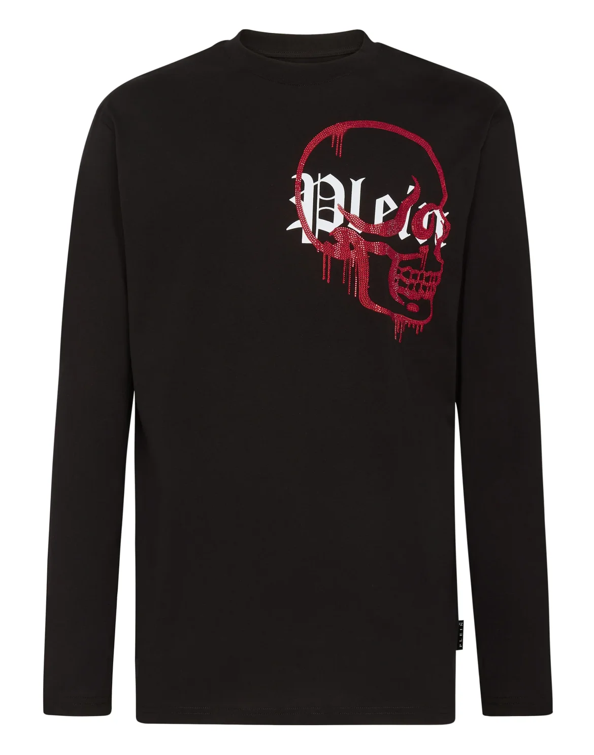 T-shirt Round Neck LS Graffiti, цвет: Черный