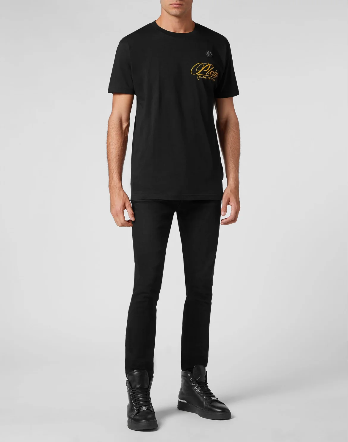 T-shirt Round Neck, цвет: Черный