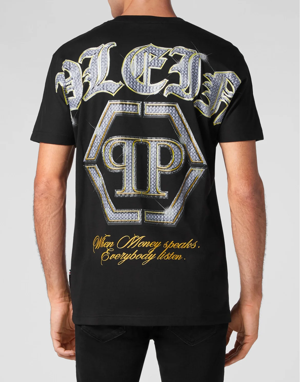 T-shirt Round Neck, цвет: Черный