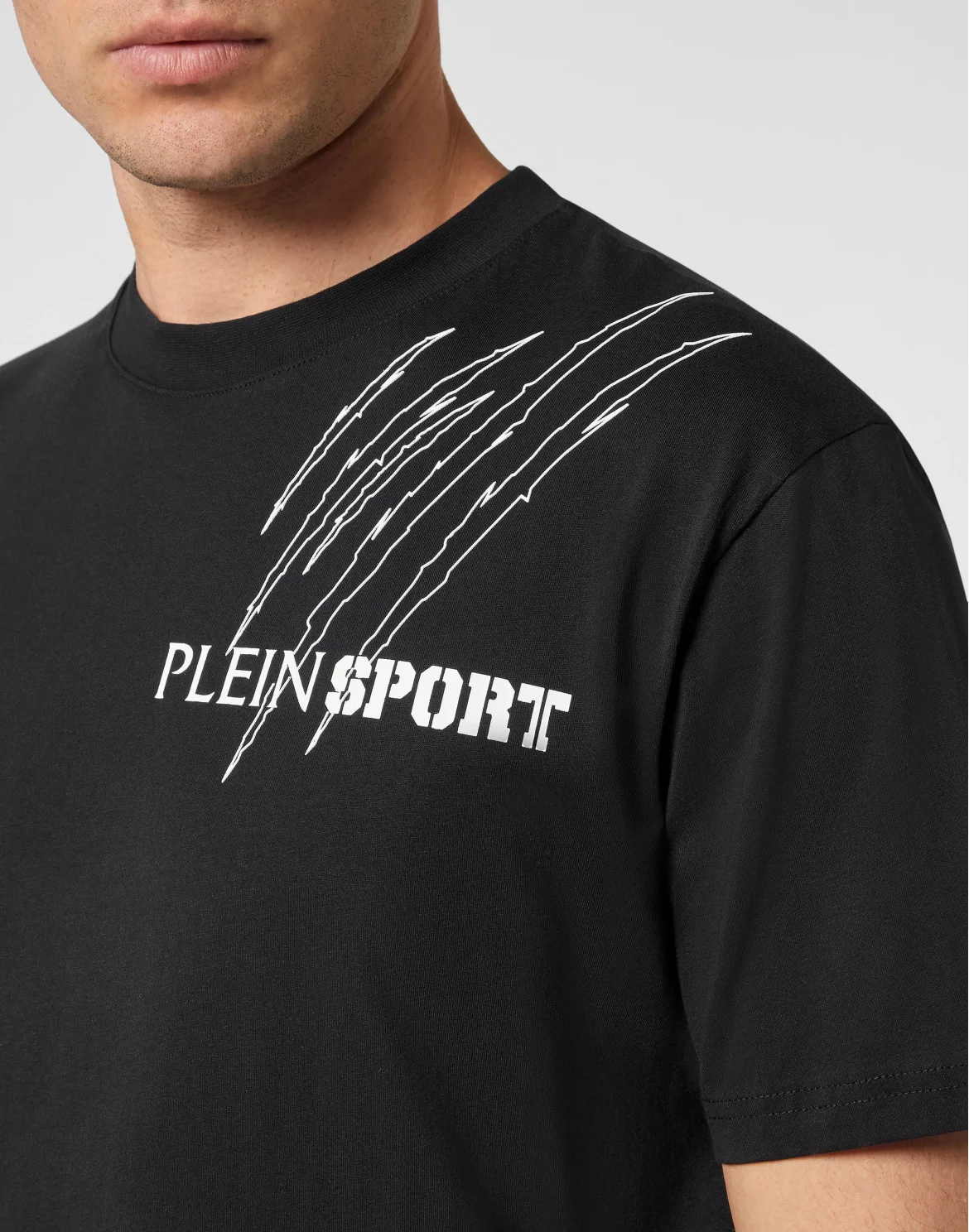 T-shirt Round Neck SS Scratch, цвет: Черный