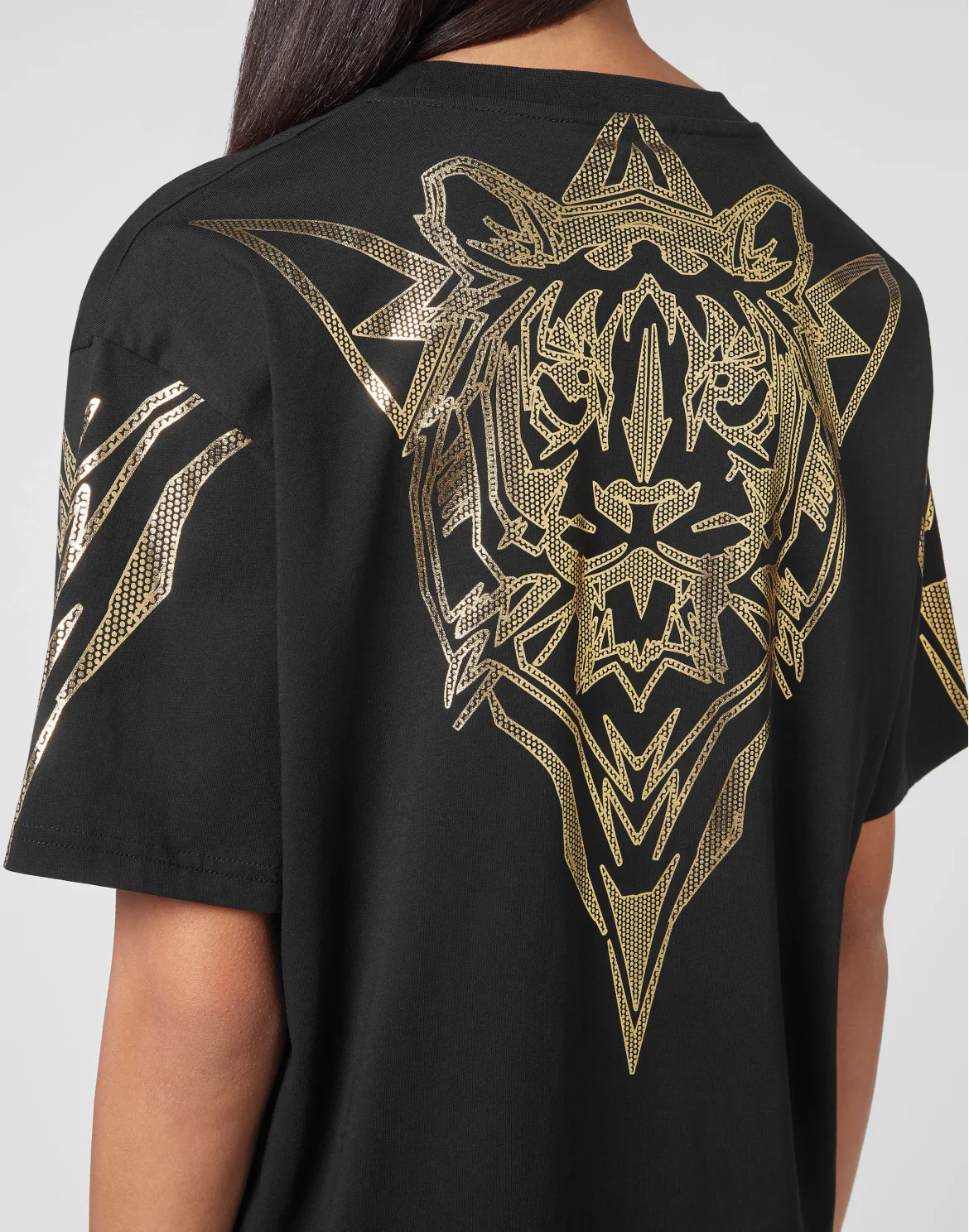 T-shirt Round Neck SS Tiger, цвет: Черный