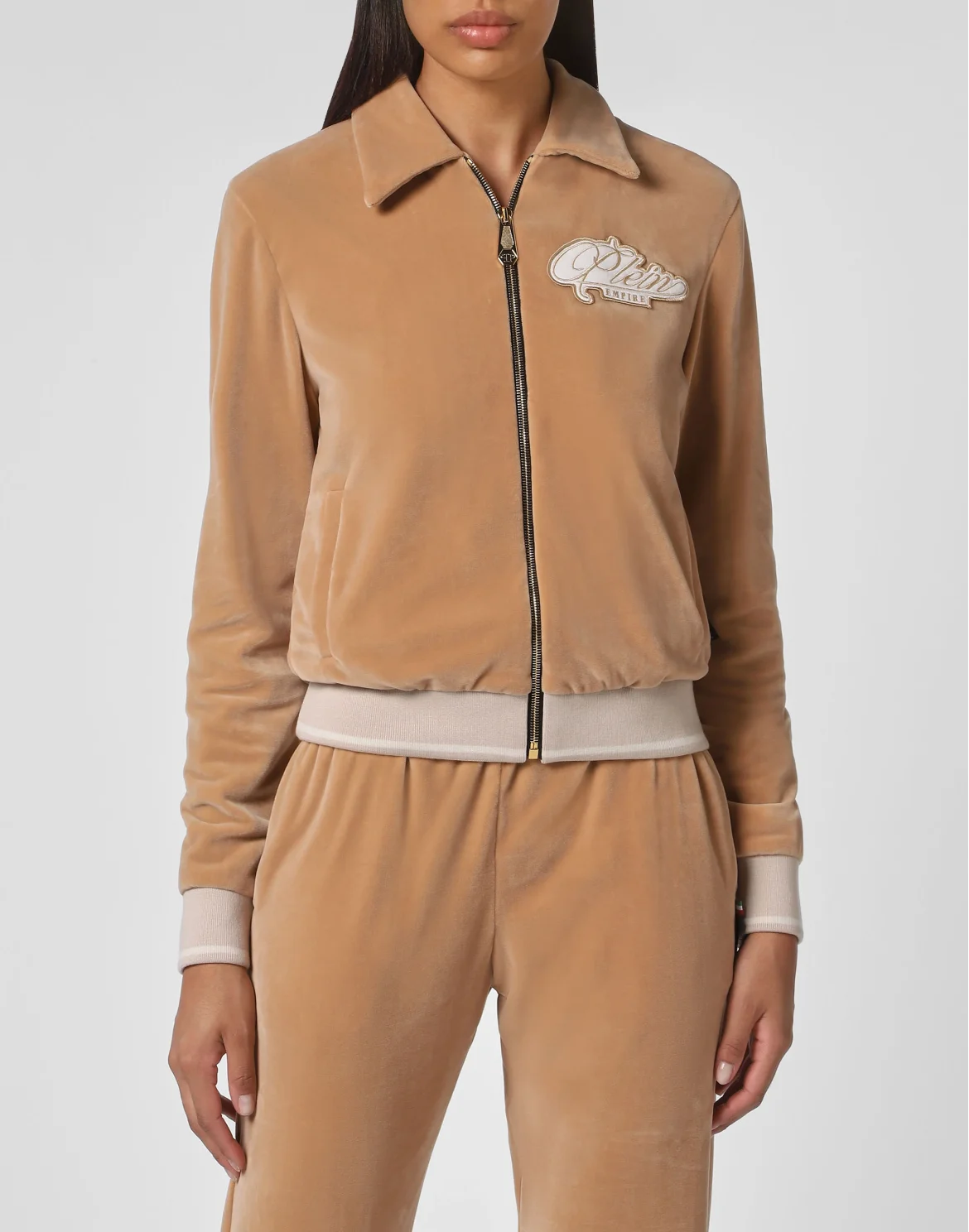 Jogging tracksuit:Top/Trousers, цвет: Бежевый