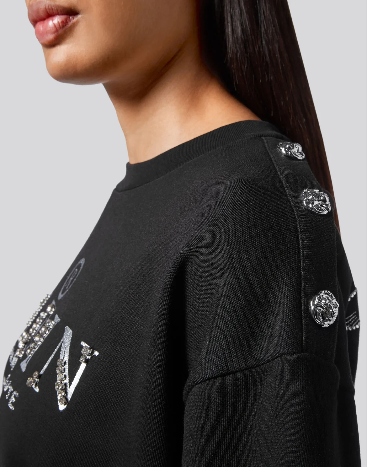 Roundneck Oversize, цвет: Черный