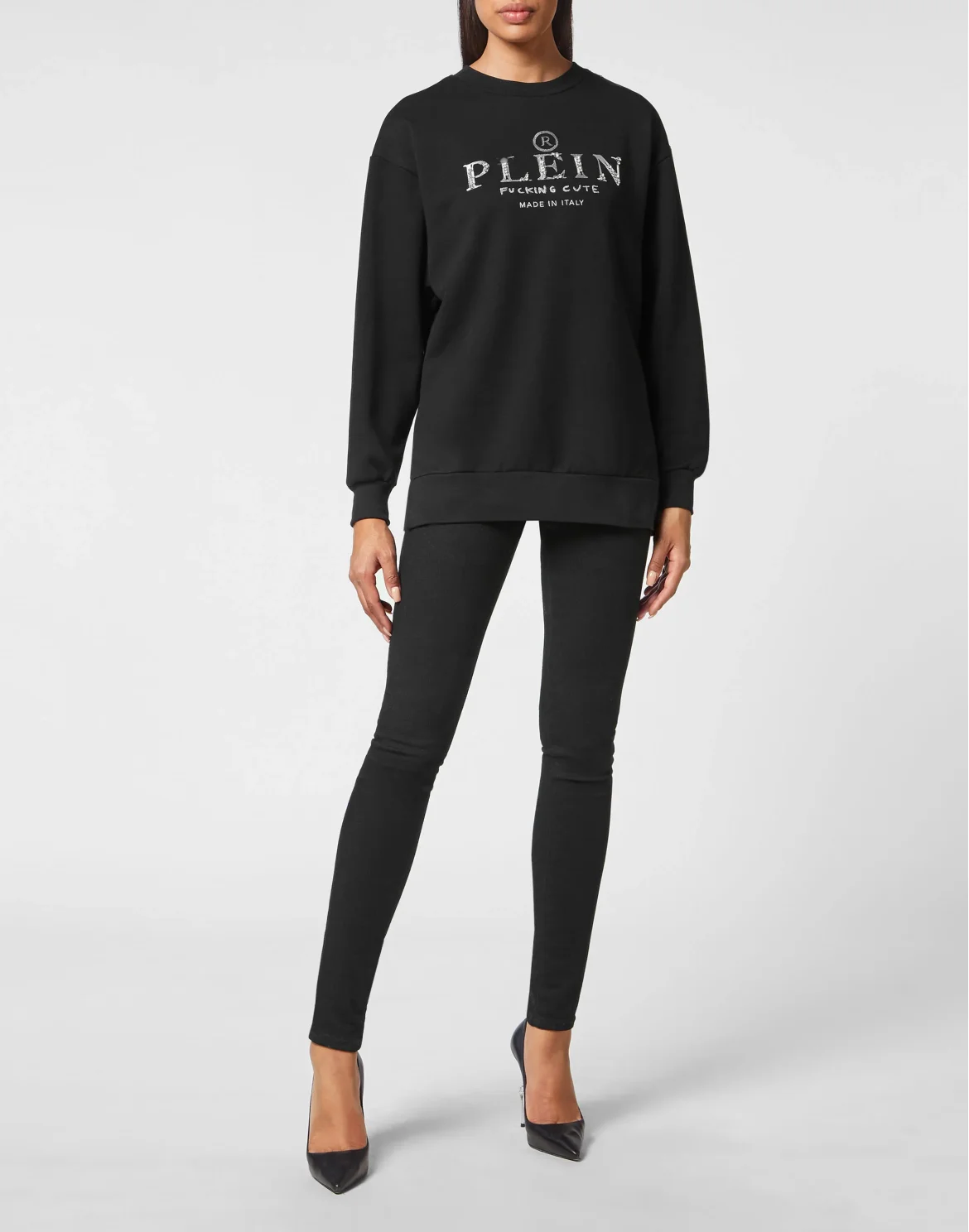 Roundneck Oversize, цвет: Черный