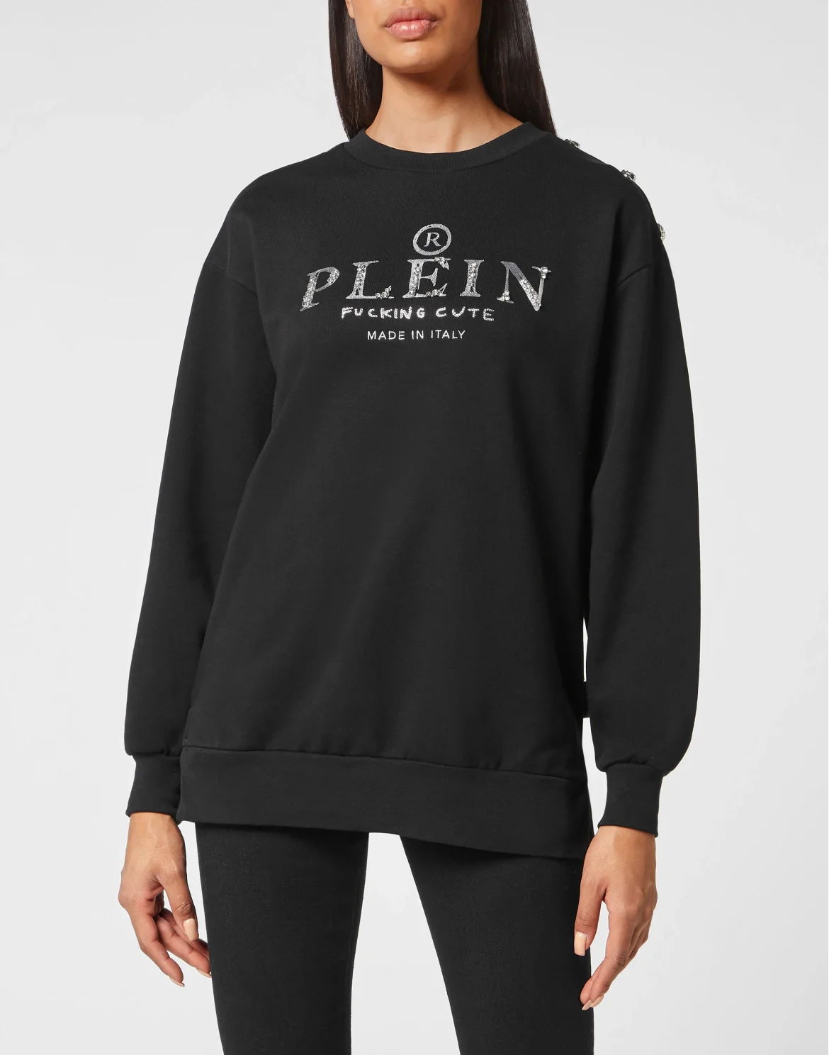 Roundneck Oversize, цвет: Черный