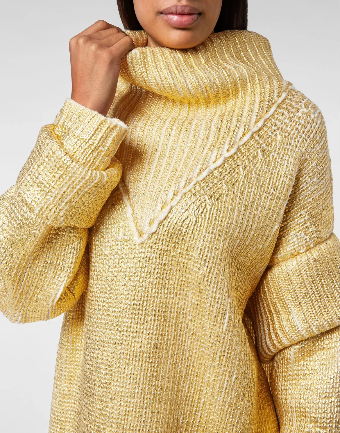 Maxi Pullover Hexagon, цвет: Золотой