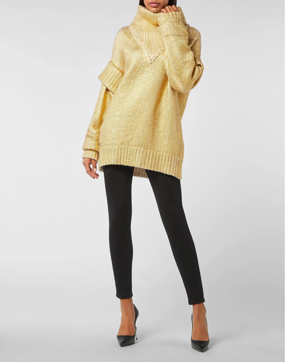 Maxi Pullover Hexagon, цвет: Золотой