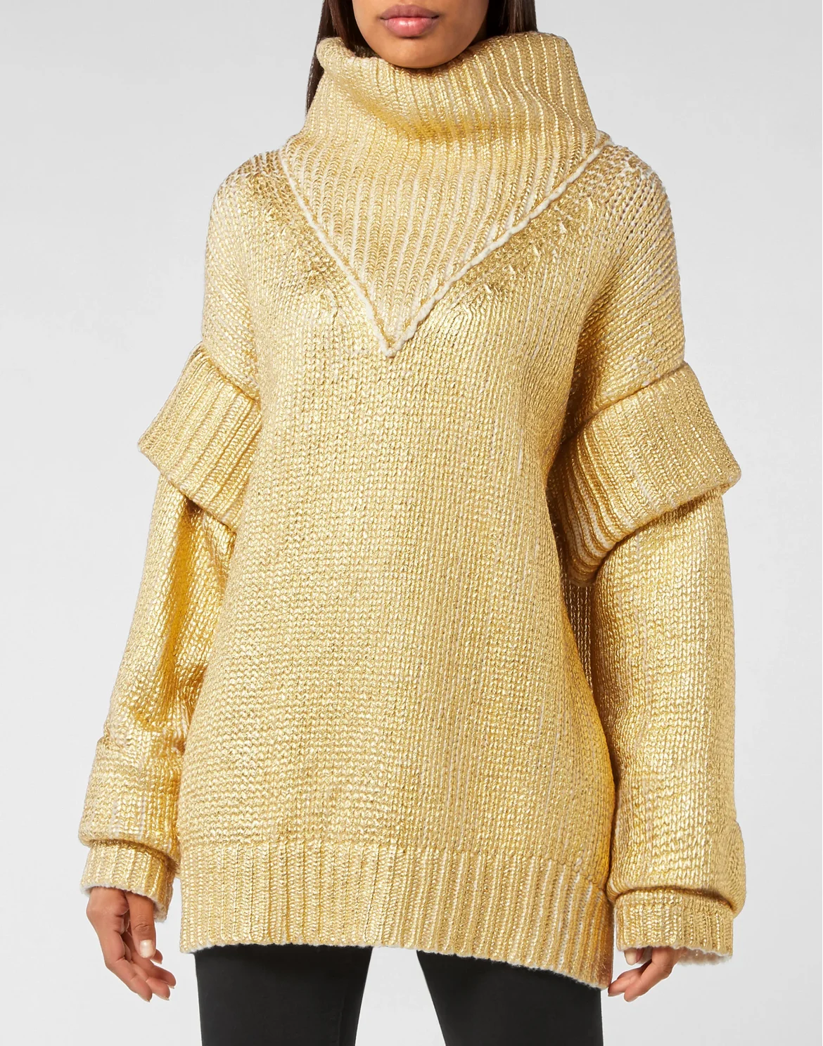 Maxi Pullover Hexagon, цвет: Золотой