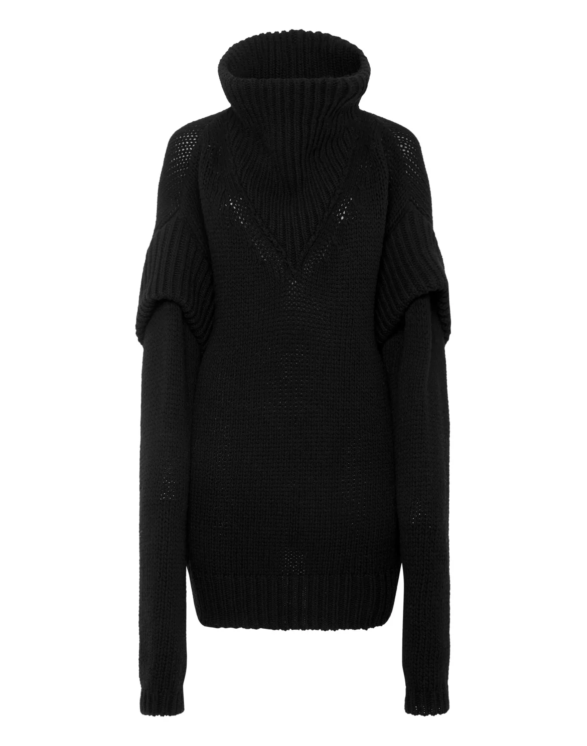 Maxi Pullover Hexagon, цвет: Черный