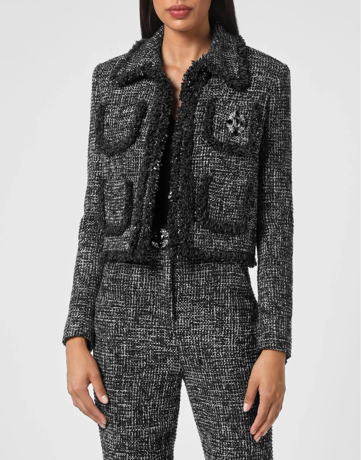 Tweed Jacket, цвет: Черный