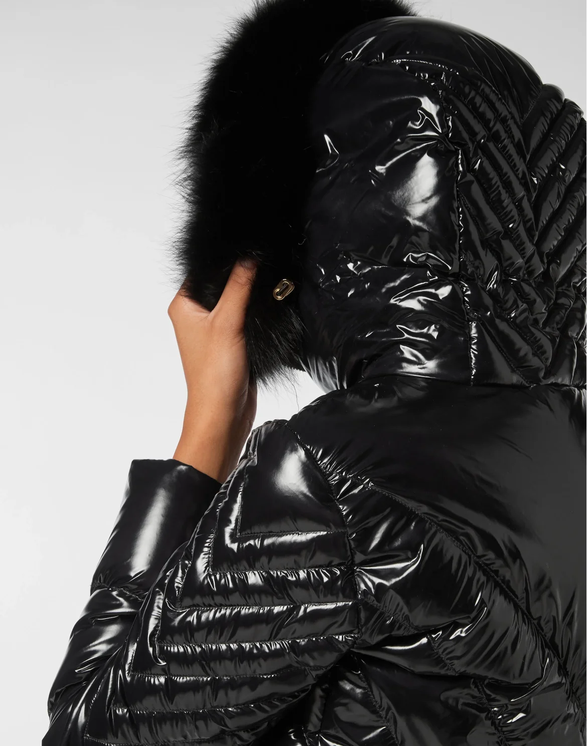 Down Jacket, цвет: Черный