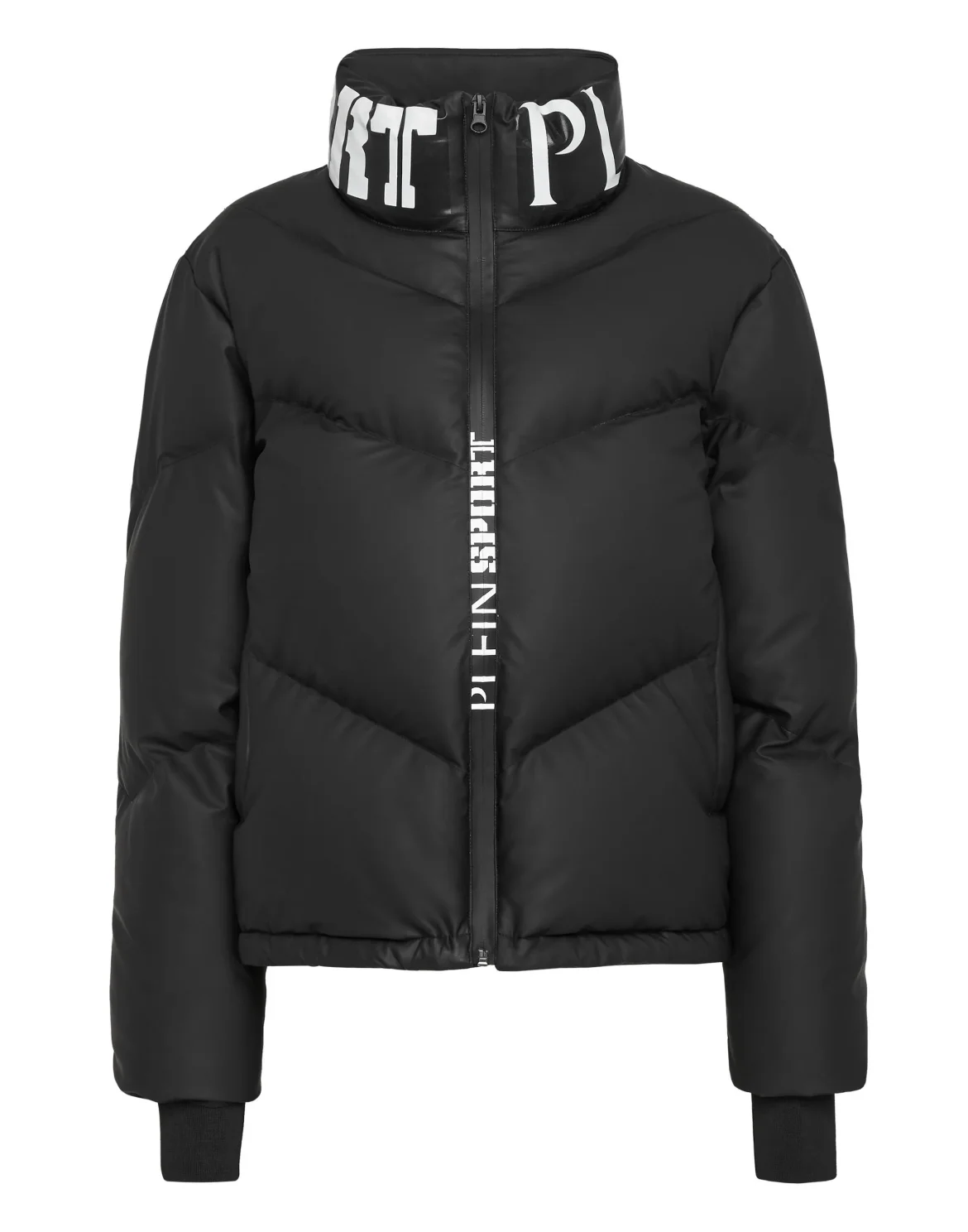 Nylon Down Jacket Tiger, цвет: Черный