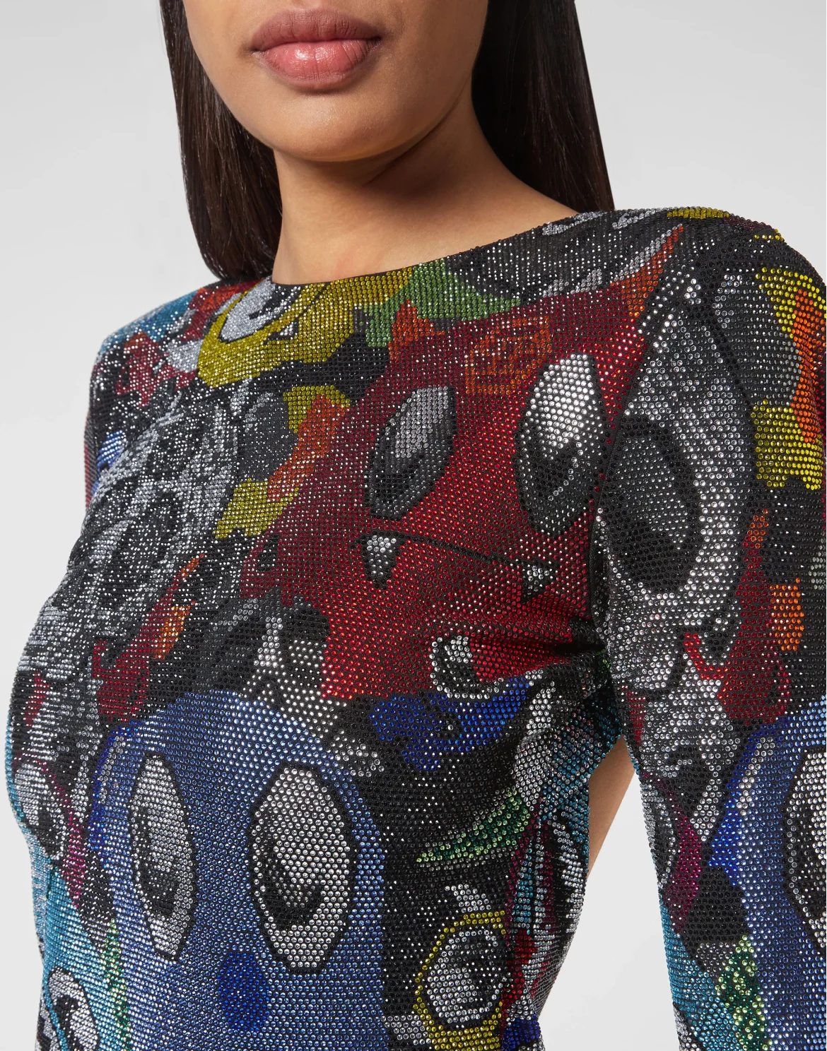 Mini Dress LS, цвет: Мультиколор