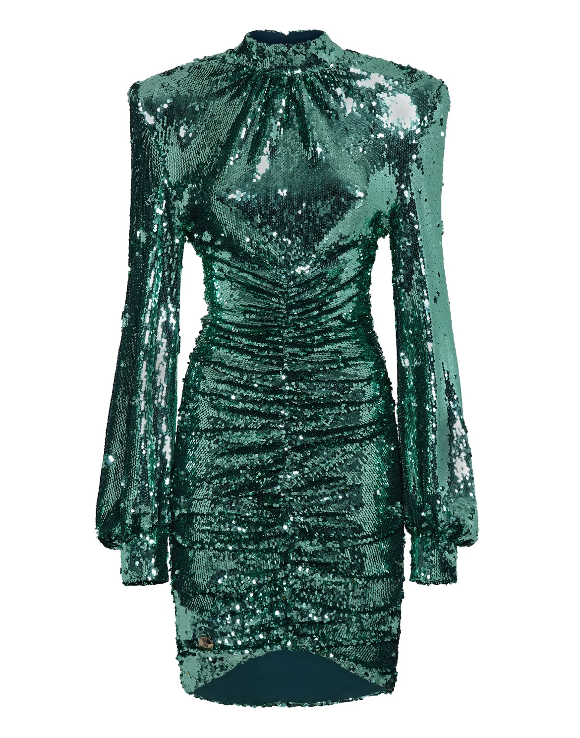 Midi Dress Paillettes, цвет: Зеленый