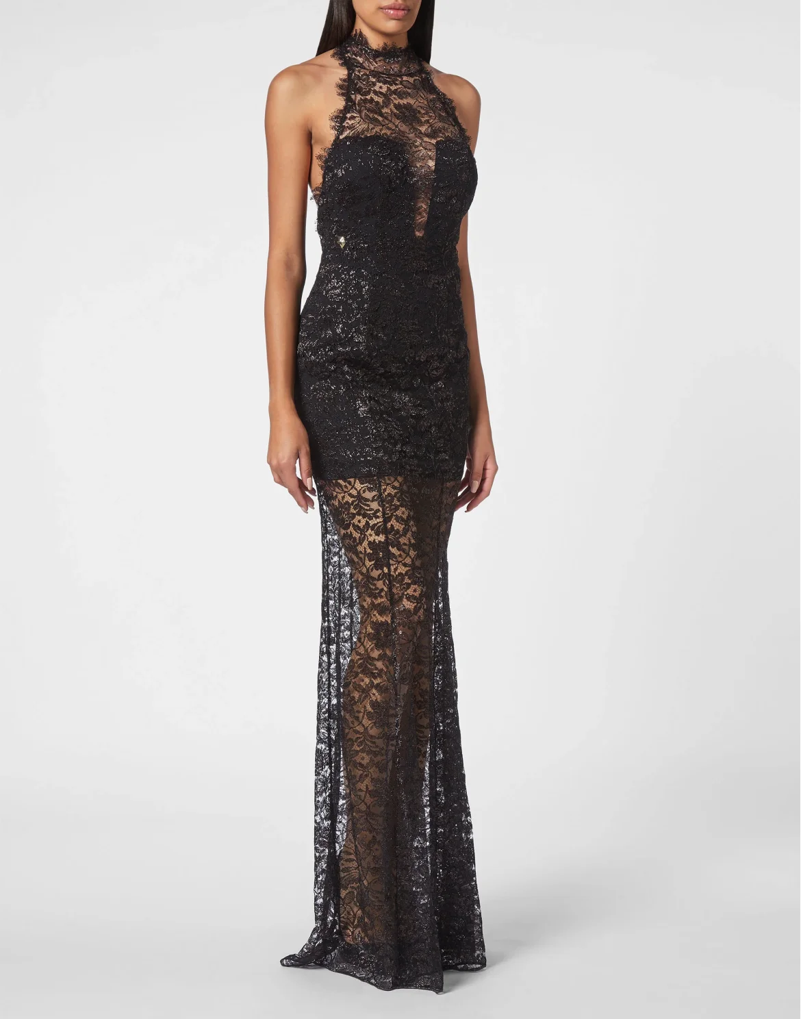 Long Dress Lace, цвет: Черный
